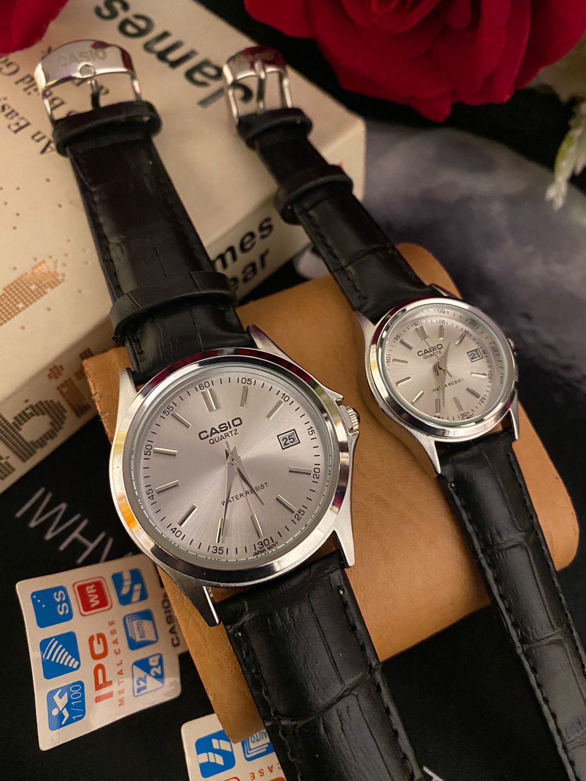 Casio Leather Couple Sets