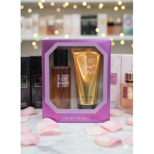 Victoria's Secret 2 in 1 Gift Set: Velvet Petals Body mist + Fragrance lotion
