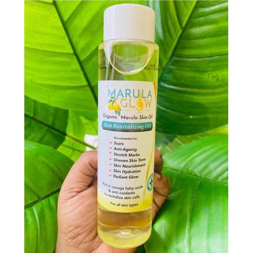 Marula 2 in 1 Glowing Body Set : Revitalizing Body Cream With Baobab & Tisuue Oils + Skin Revitalizing Oil Rich in Omega Fatty Acids and Anti-oxidants to revitalize skin cells