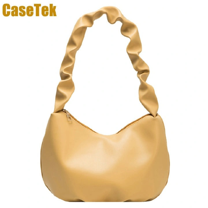 Handbags for Women Ladies Small Shoulder Bags Fashion Leather Bag Christmas gift Valentine's day girlfriend Texture and fashion all-match solid color candy color large-capacity shoulder handbag