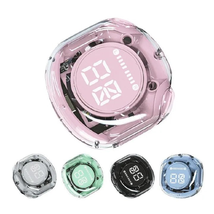 SZ39 Wireless Earphone Transparent ENC Noise Reduction Game Headphone Long Battery Life BT call 5.3 Headset With Breathing Lights