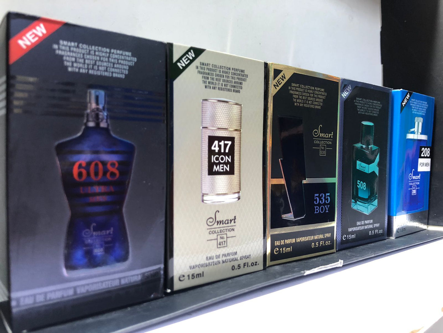 5 Pack Smart Collection Perfume For Men