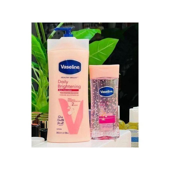 Daily Brightening Even Tone Lotion 725ML + Intensive Care Vitamin B3 Body Oil 200ML