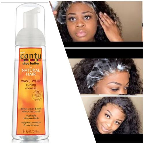 Cantu wave whip curl mousse 248m