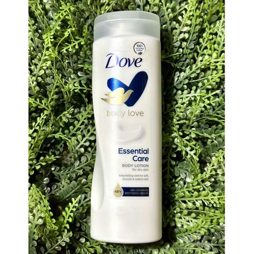Dove 4 in 1 Selfcare Package: Body Love Essential Care Body Lotion + Deeply Nourishing Body Wash + Beauty Cream bar + Original Antiperspirant Deodarant Spray