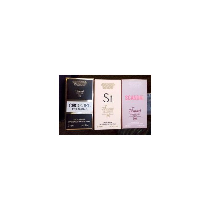 3-In-1 15ml Pack Perfume For Women (Good Girl, Si, Scandal)