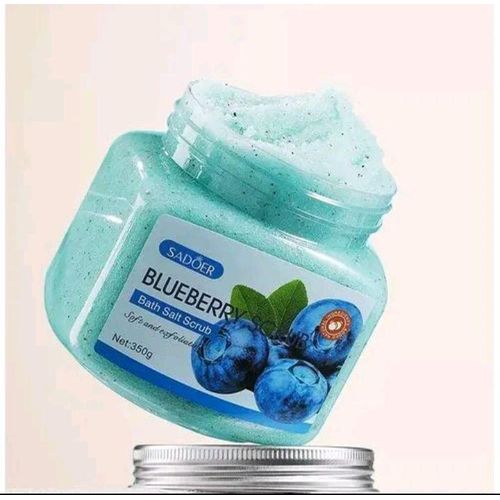 SADOER Blueberry Exfoliating Bath Salt Body Scrub For Dry & Oily Skin