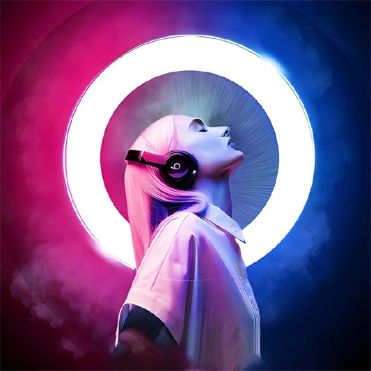 New 10inch ring RGB colors light live camera beauty fill light mobile phone live photography color atmosphere light 2.1M Tripod Stand for Selfie Live Stream/Makeup/Youtube/Tiktok Video