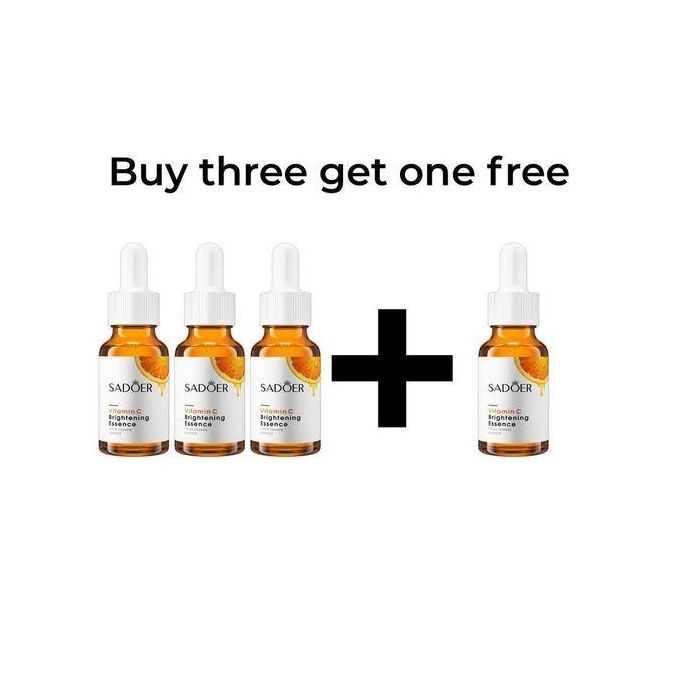 4 PCSNourishing Vitamin C Facial Serum Anti-Aging Anti-Wrinkle And Stretch Marks Essence Vitamin C Serum For Face Serum Reduces Fine Lines &...