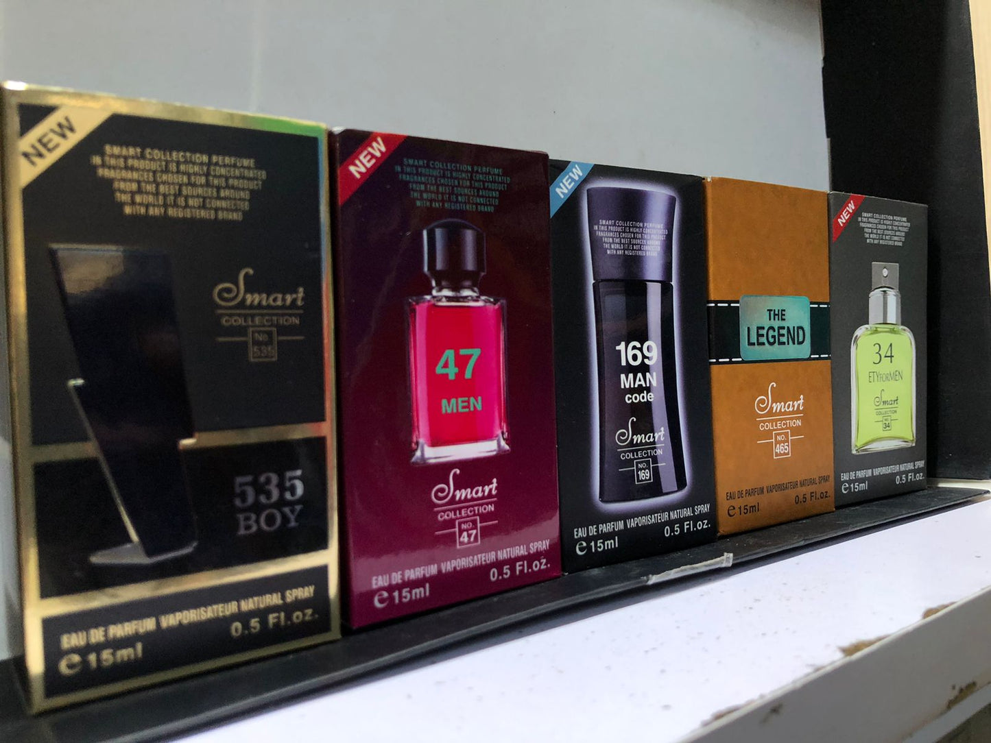 5 Pack Smart Collection Perfume For Men