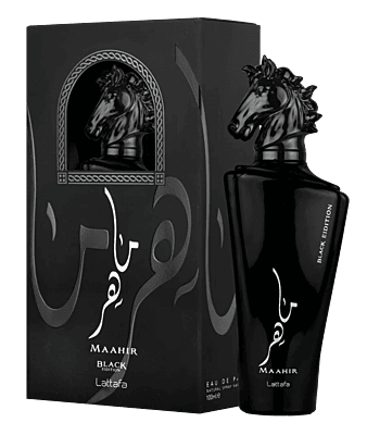 Maahir Black Edition Eau de Parfum - EDP 100ML(3.4 oz) by Lattafa Perfumes