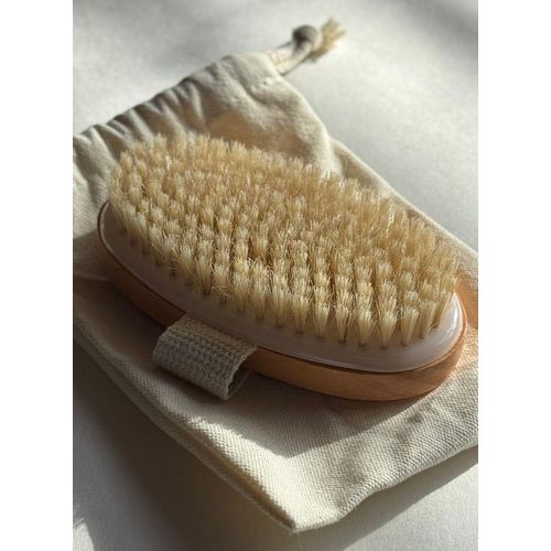 Bath Oval Dry Brush For Smooth Skin