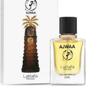 Lattafa Perfumes Ajwaa 20Ml (0.6Oz) | Mini Travel Size | Bergamot,Elemi,Dates & Lemon
