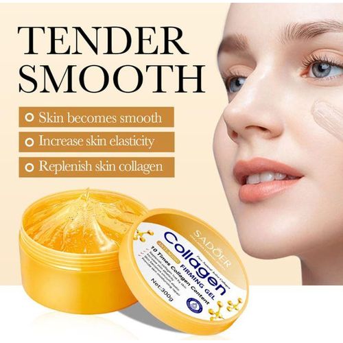 SADOER 3 in 1 Collagen Anti-aging Firming Gel+ Collagen Anti-aging facial Cleanser + Collagen Anti-aging Face Cream