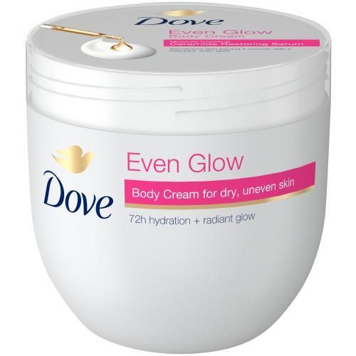 Dove 3 in 1 SELFCARE SET: Glowing ritual body wash + Even glow body cream + Even tone roll on