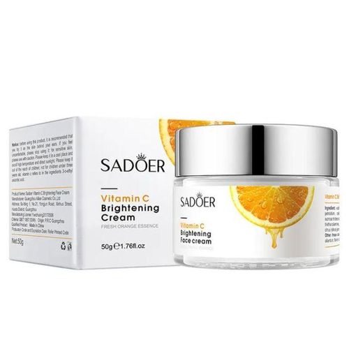 SADOER 3 in 1 : Vitamin C Brightening Face Cream + Face Serum + Soap