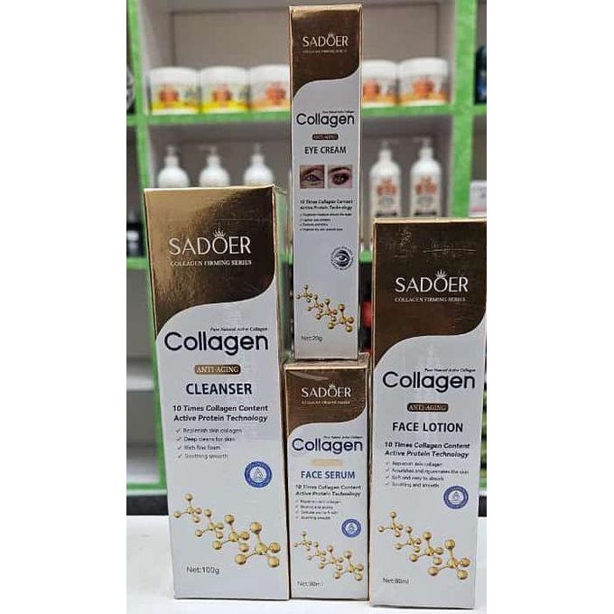 4in1 Collagen Face Serum,Face Lotion,Face Cleanser And Eye Cream For Anti-aging And Anti-wrinkle