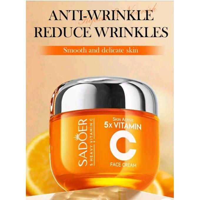 5 X Active Vitamin C Face Cream + Niacinamide Anti Wrinkle Skin Care Firming Moisturizing Brightening Face Creams Beauty Face Skin Care