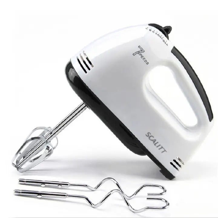 Hand Mixer Whisk Egg Beater Food Stirrer Grinder Blender Kitchenware Kitchen Tools Utensils Cooking Machine Cookware White