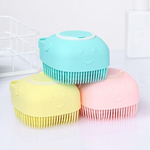 Silicon 3 PCs Of Exfoliating, Scrubbing & Massaging Body Bath Brush