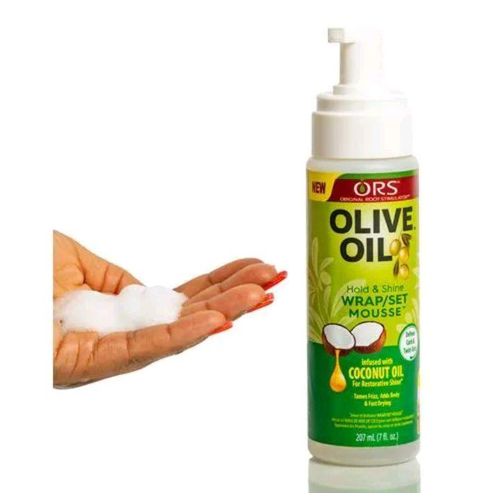 Ors 2 In 1 Hair Care Set: Olive Oil Hair Mousse + Luodais Hair Wig Serum