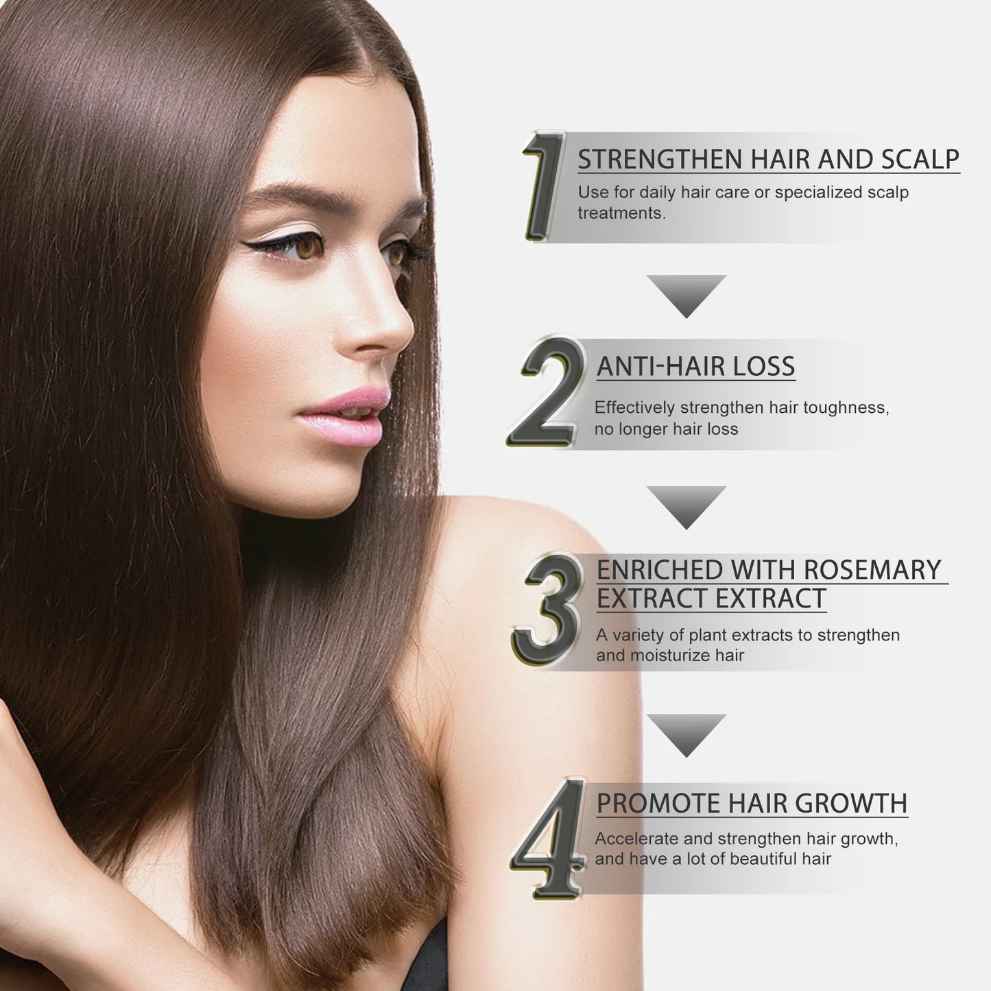 Hair Growth Serum Treatment Hair Thinning Effective Anti Baldness Scalp Cure Nourish Strong Hair Roots Smooth Repair Essence Oil