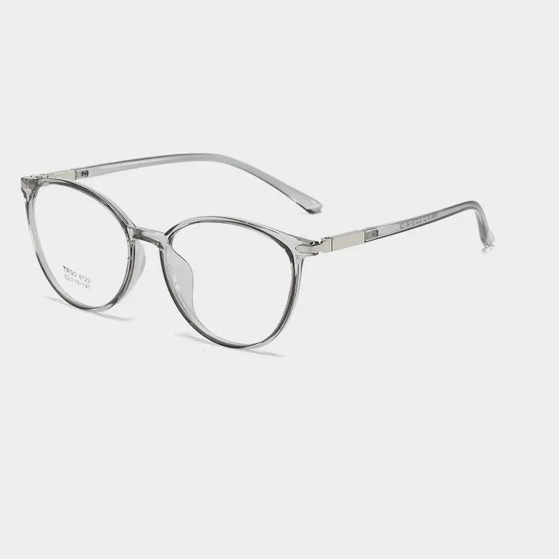 Round Glasses Frame Woman Men Glasses Retro Myopia Optical Frames Metal Clear Lenses Black Gold Eyeglasses Oculos 8123