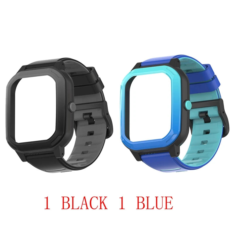 Detachable Strap Casing of Wonlex KT20 Kids GPS Smart-Watch Accessories 1/2 Sets: Watches Straps Band for Wonlex Watch