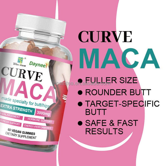 Black Maca Plus Butt Booster Gummies For Curves