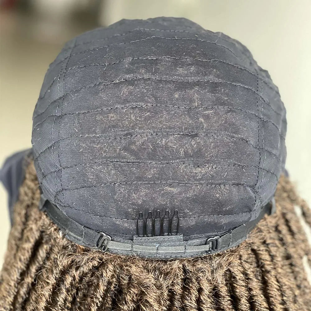 26 Inch Long Ombre Headband Dreadlock Wig Synthetic Hair Crochet Braid Wig Heat Resistant Wigs For Black Women Men In Daily