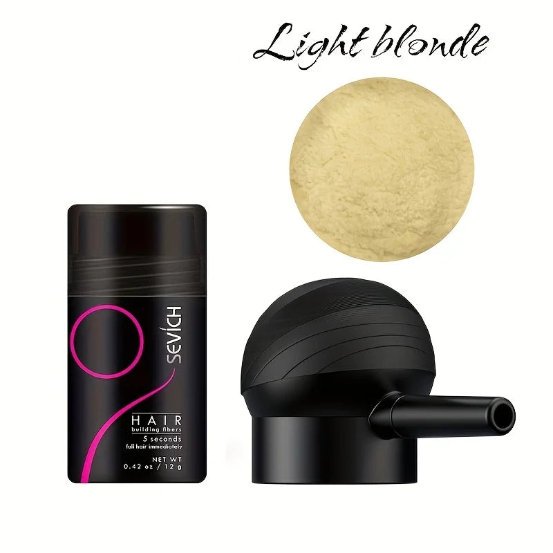 SEVICH Hair Fiber Powder Set 30 Second Rapid Hair Growth Hair Building Fiber Fluffy Hair Powder Hair Styling Product Salon Fiber