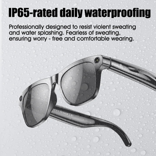 Xiaomi 6K HD AI Smart Camera Glasses 100MP 260mAh Long-lasting Battery Voice Assistant Control Music Calling Sport Smart Glasses