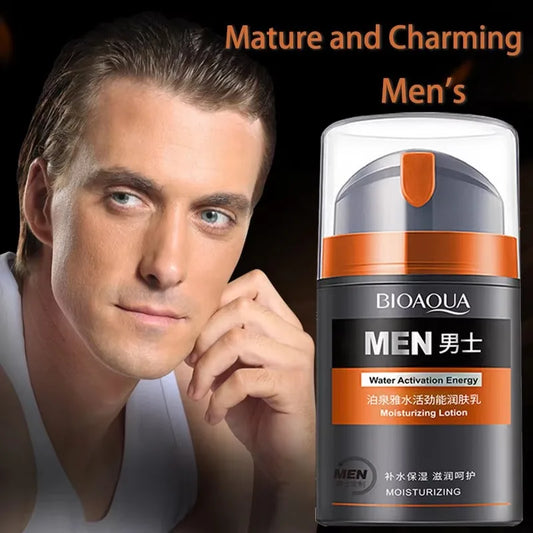 Men's Deep Oil Control and Moisturizing Face Cream Moisturizing Smoothing Wrinkles Shrinking Pores Skin Care Health Care for Men