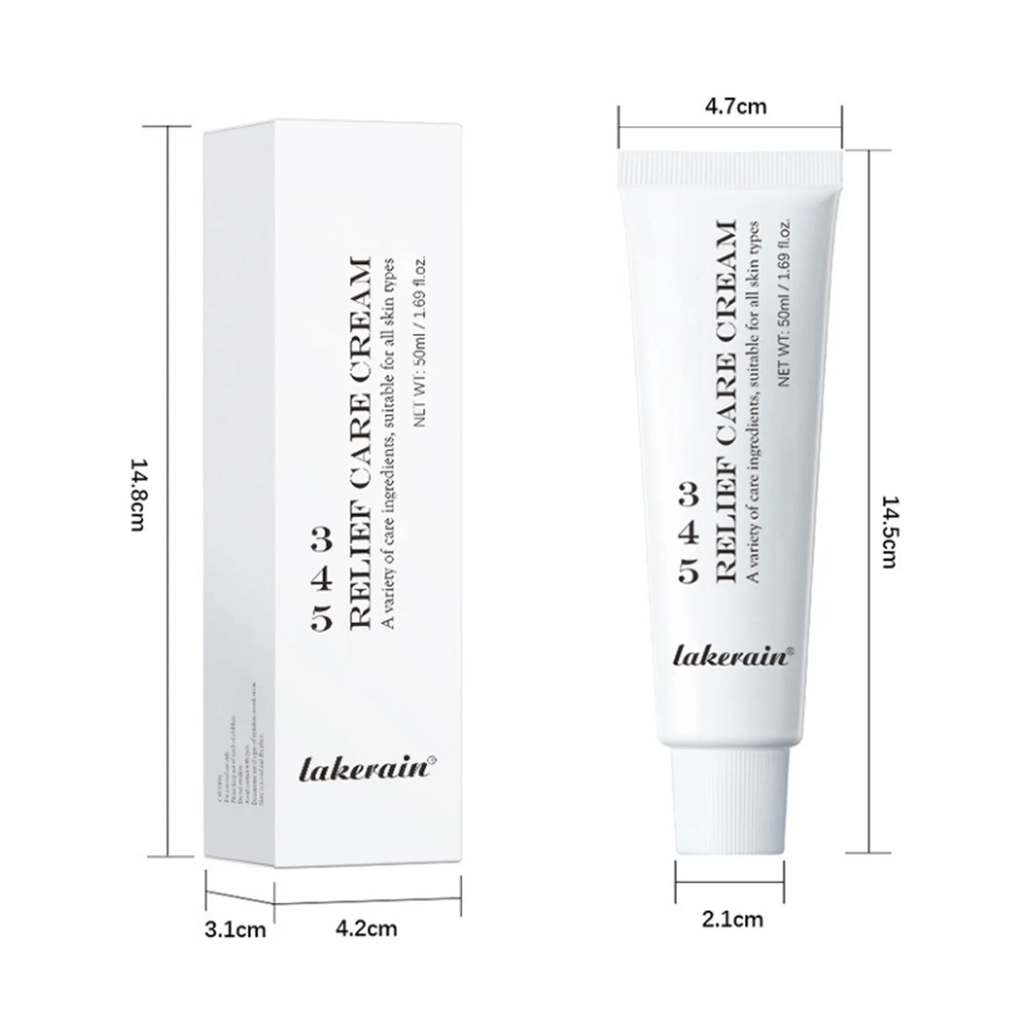 345 Relief Cream Hydrating Nourish The Skin Soothing Care Face Lifting Tightening Brighten Skin Tone Beauty Moisturizing Cream