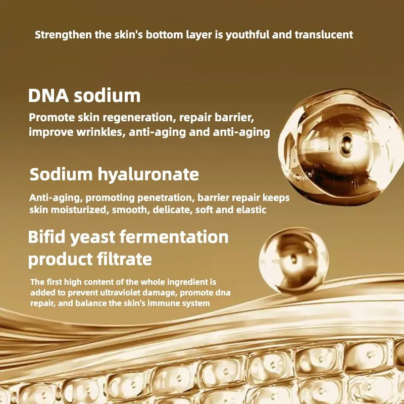 Salmon DNA Light Energy Anti- Wrinkle Serum Fade Fine Lines Facial Moisturizing brightning Anti Aging Firming Skin Care