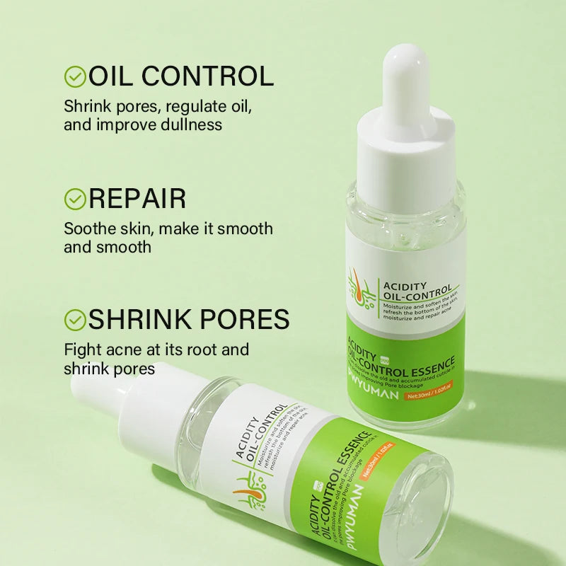 Salicylic Acid Shrink Pore Serum Elimination Large Pores Remove Blackehead Face Smooth Repairing Skin Care Product