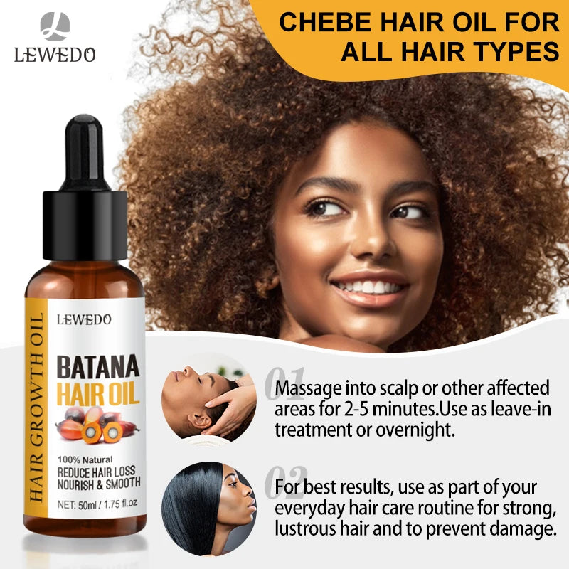 Batana Oil Africa Women Traction Alopecia Treatment Batana Hair Spray 100% Natural Hair Regrowth Hair Loss Crazy Fast Growth Oil