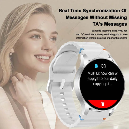 2025 New Watch Smart Watch Men Women HD Valentine's Gift Health Tracking Motion Trajectory Voice Call Sports Watches Custom Dial