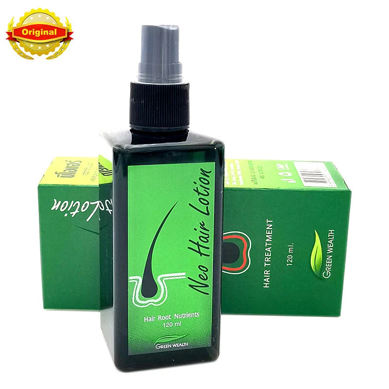 Original Neo Hair Lotion With Anti-counterfeiting Label 120ml Hair Growth Oil Anti Hair Loss Scalp Treatments Thailand Spray
