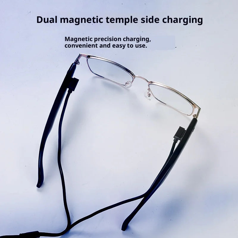 AI Bluetooth Glasses Translation, Listening Calling Driving Open Voice Smart Glasses Prescription Glasses Men's Sunglasses