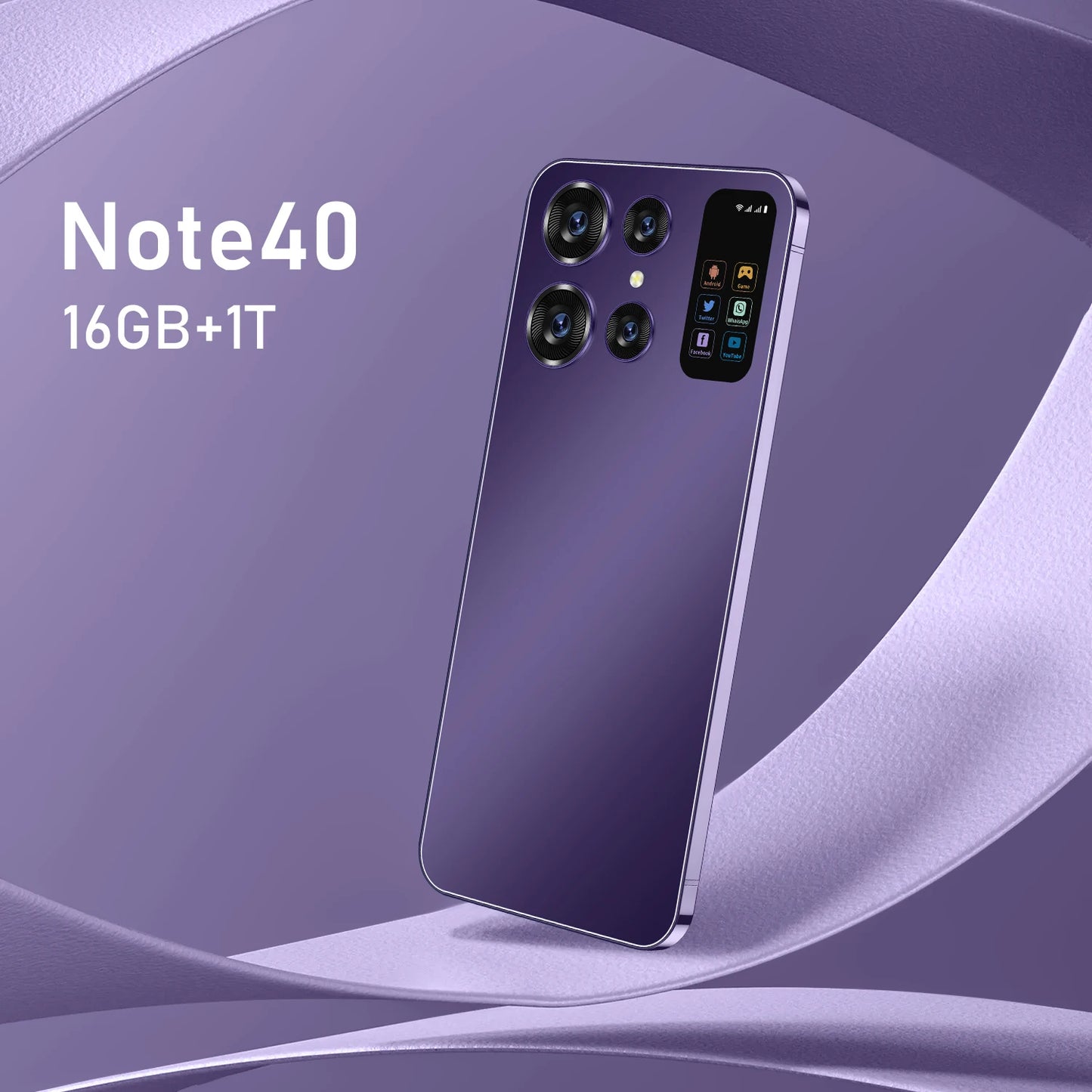 Global Edition Note 40 2025 New 7.0inch HD Original Smart Dual Card 7000mAh Battery Facial Recognition Function