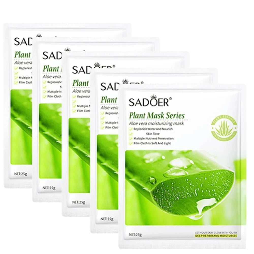 Aloe Vera Moisturizing face mask Brightening Hydrating Natural plant ingredients Soothing face Care beauty skincare