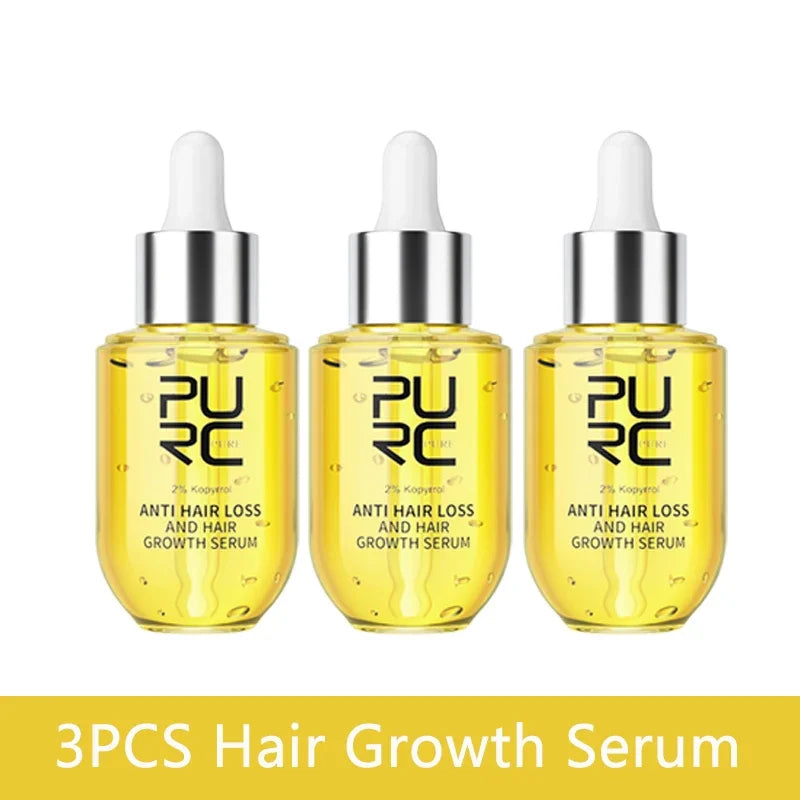 PURC Hair Growth Serum Thinning Hair Loss Treatment Fast Hair Regrowth Oil Hair Growth Products for Men Women Hair Care