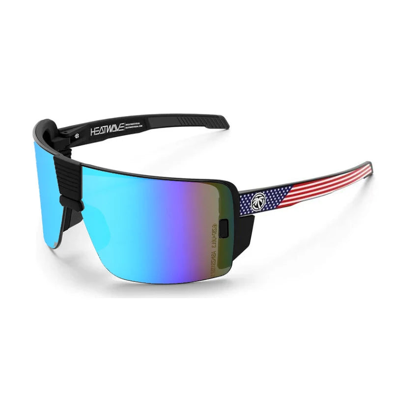 NEW High quality luxury Heat Wave brand sunglasses square Conjoined lens cycling Women men sun glasses UV400