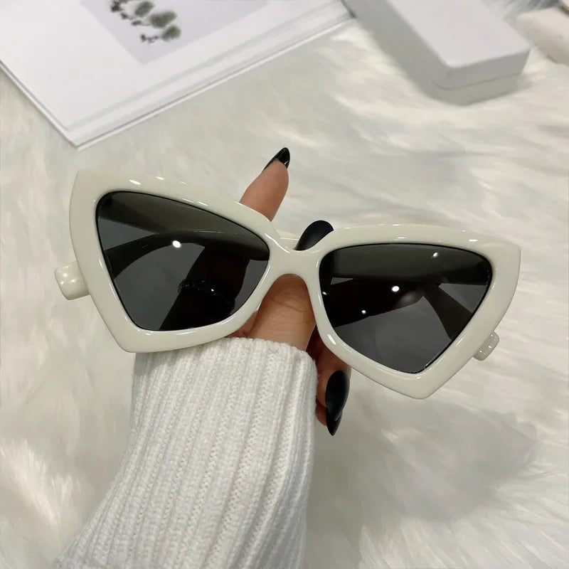 New Fashion Cat Eye Sunglasses Female Luxury Brand Designer Sun Glasses for Women Travelling Sun Shades Glasse y2k Gafas De Sol