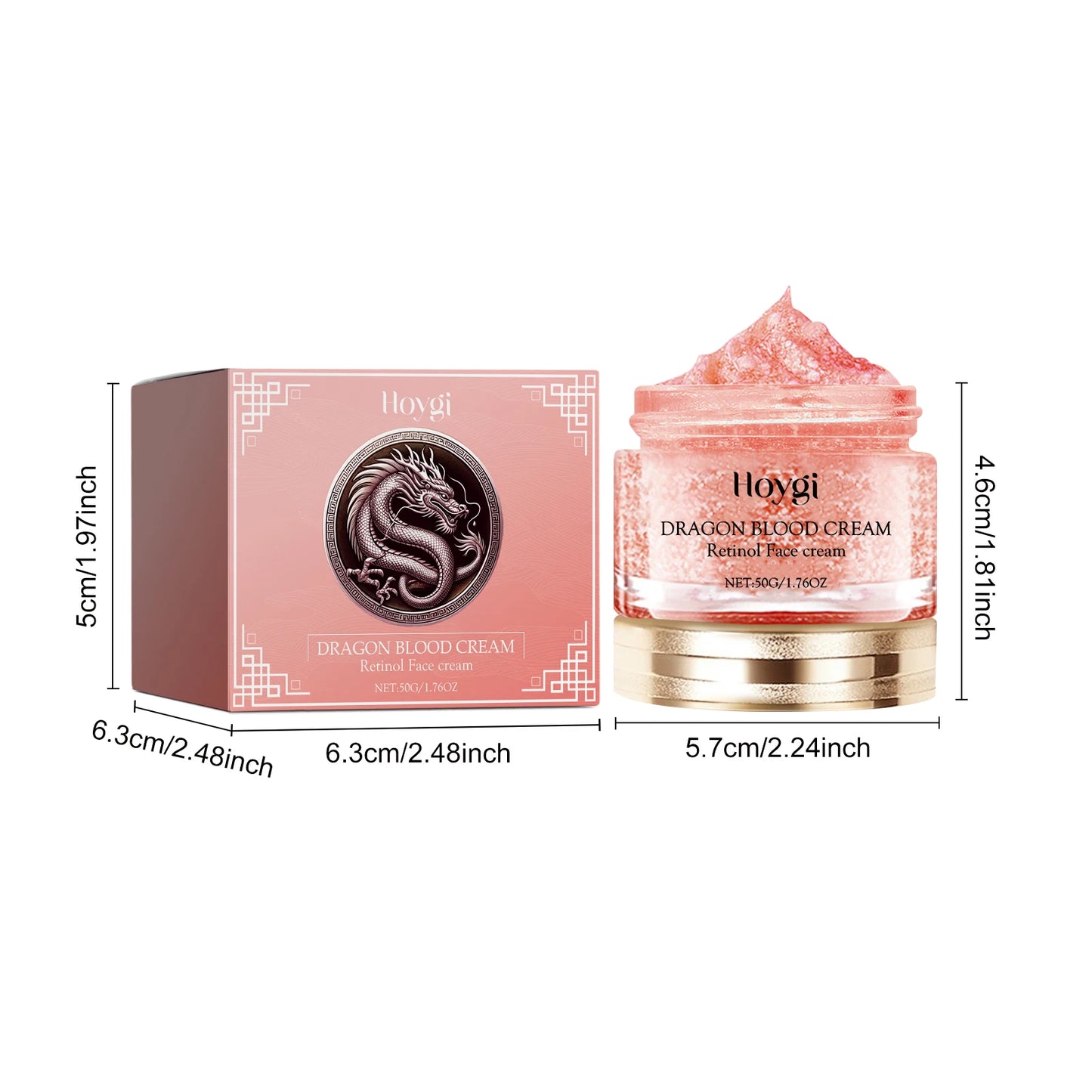Dragon Blood Cream Smoothing Wrinkle Reducing & Contour Lifting Rejuvenation Moisturizing Nourishing Retinol Firming Face Cream