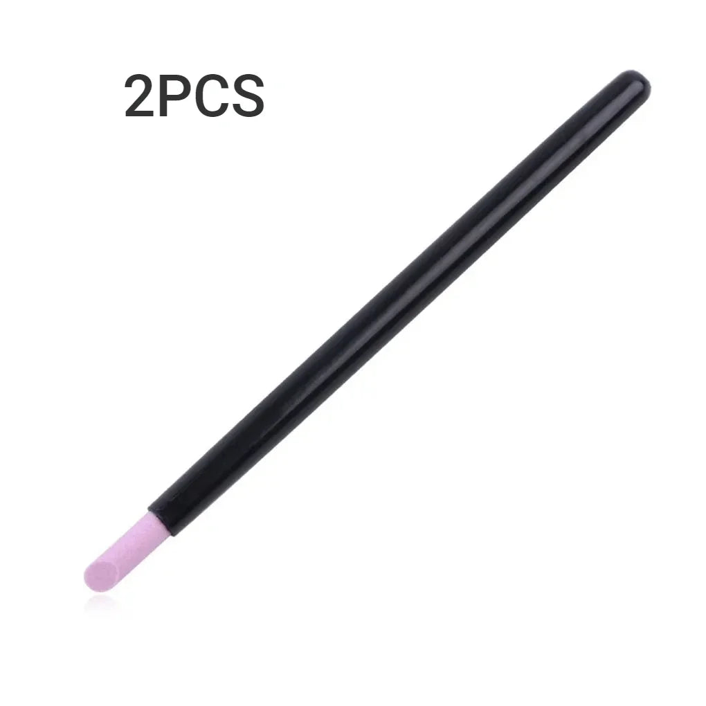 Quartz Nail Skin Grinding Pen Cuticle Remover Trimmer Dead Skin Remover Nail Polish Pen Manicure Stick Nail Files Manicure Tools