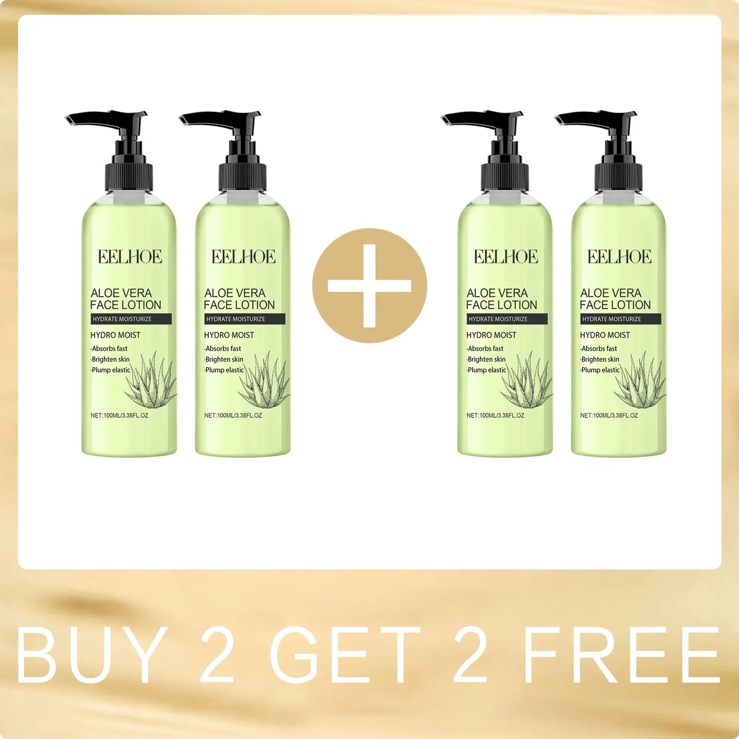 EELHOE Aloe Vera Moisturizing Face Lightening Lotions Smooth Glow Gloss Hydrator Rejuvenation Dry Skin Lotion for Face Nourish