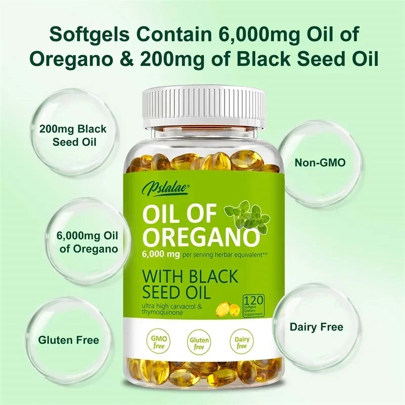 Oregano Oil - Antioxidant, Skin Care, Hair Care, Heart Health, Blood Sugar Promotion, Immunity Enhancement