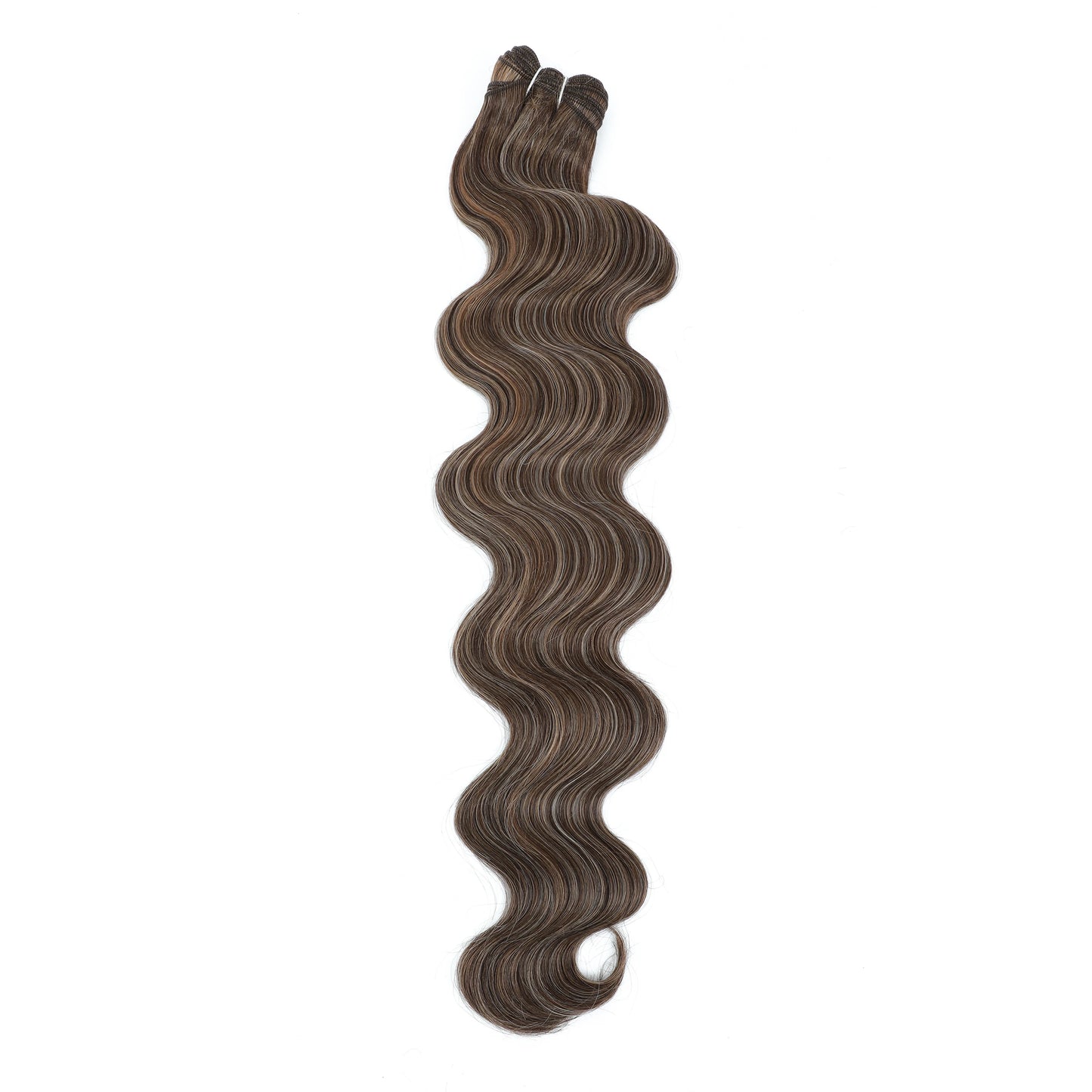 Magicae Blond 27/613 Highlight Ombre Brown High Temperature Synthetic Body Wave Ponytail 30Inch 200g Hair Extensions Wavy Bundle